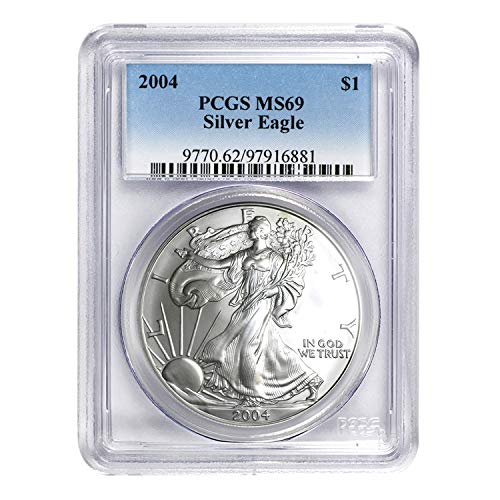 2004 American Silver Eagle $1 MS-69 PCGS