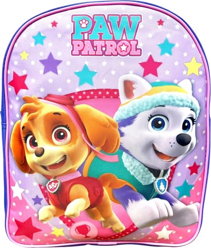 Ruz Paw Patrol Toddle Girl 12 Inch Backpack (Purple-Pink)