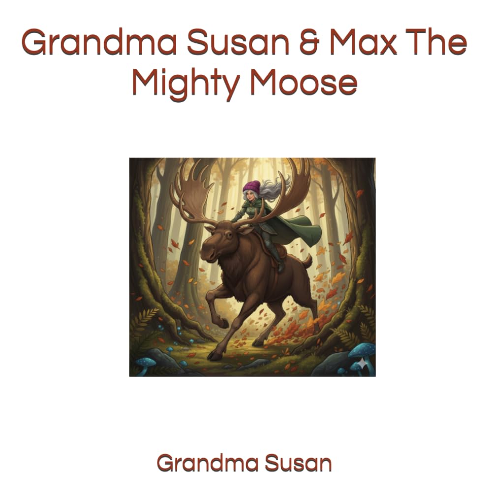 Grandma Susan & Max The Mighty Moose: Grandma Susan retires from Bounty Hunting, Great Grandchildren adventures, Grandma Susan lives in a cabin in the woods, Grandma Susan and a moose named Max