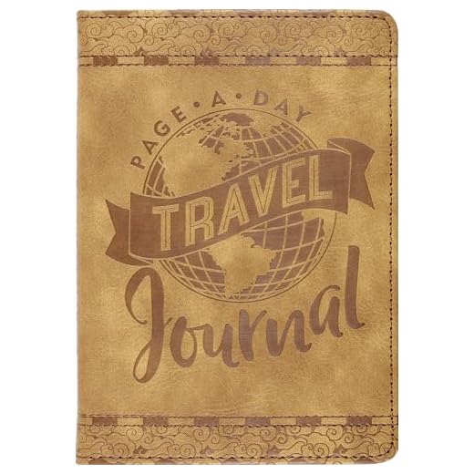 Page-A-Day Artisan Travel Journal (Diary, Vegan Leather Notebook)