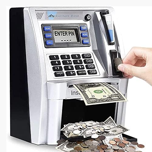 EOBTAIN ATM Piggy Bank for Real Money 