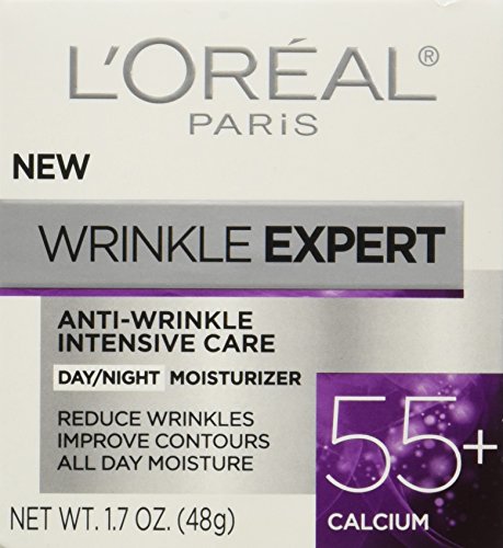 LOreal-Paris-Skincare-Wrinkle-Expert-55-Anti-Aging-Face-Moisturizer-with-Calcium-Non-Greasy-Suitable-for-Sensitive-Skin-17-fl-oz L'Oreal Paris Wrinkle Expert 55+ Anti-Aging Face Moisturizer with Calcium, Non-Greasy, Suitable for Sensitive Skin 1.7 fl. oz