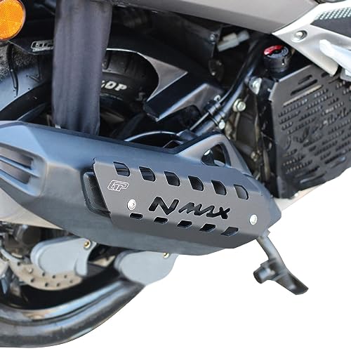 Protection échappement NMAX 125 155 cache pot noir 2015-2020 - 3
