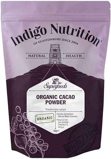 Indigo Herbs Polvo de Cacao Orgánico 1kg