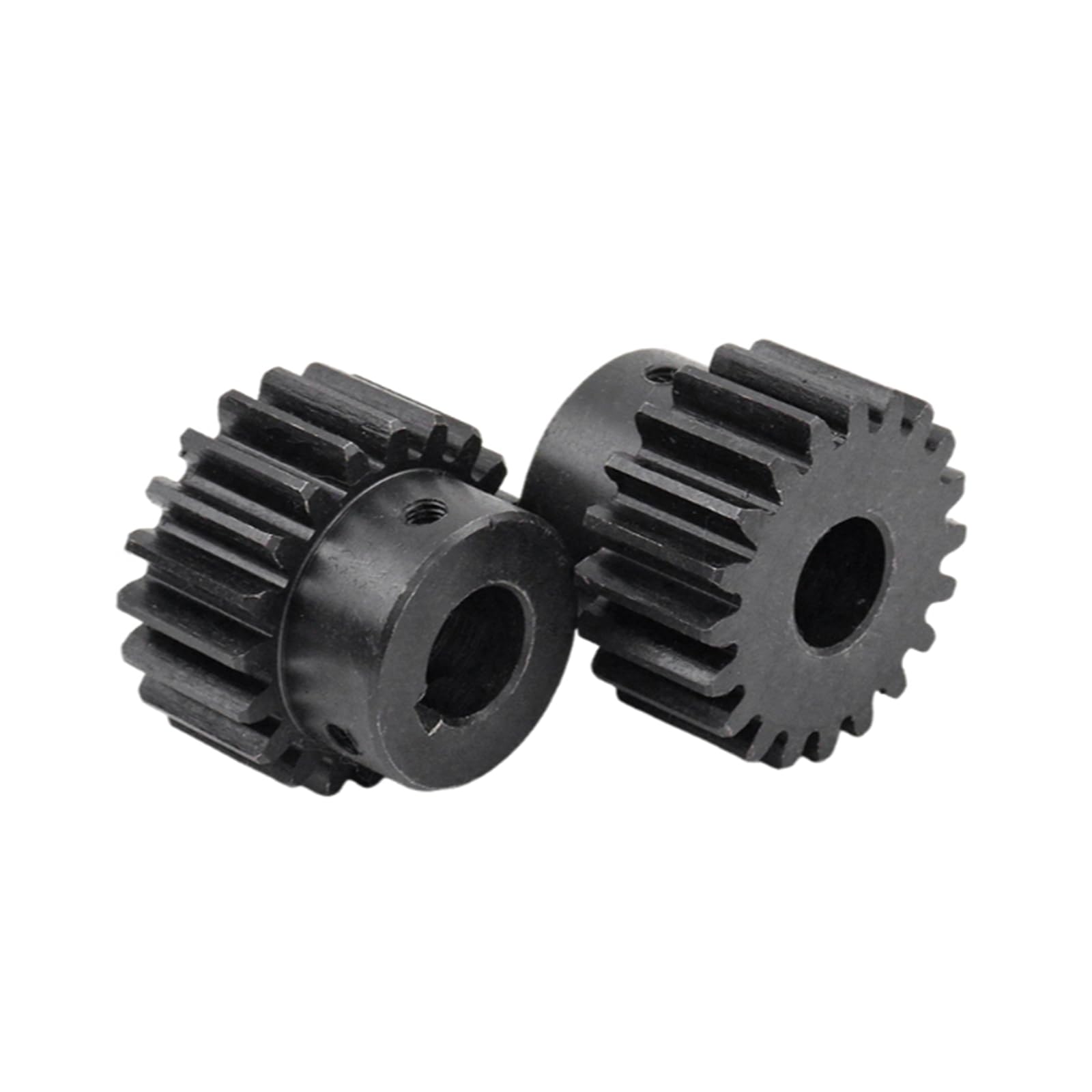 1 sztuka 100 zębów koło czołowe z piastą, koło czołowe z paskiem, moduł 1, otwór wewnętrzny 19 mm, rowek klinowy 6 x 2,8 mm