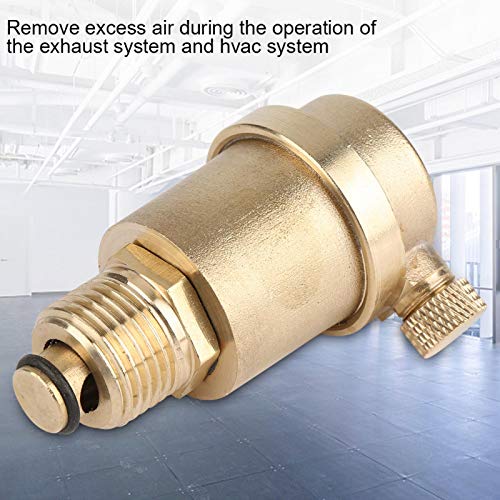 Automatic Air Vent Valve DN15 G1/2 Brass Vent Valve for Solar Water Heater Pressure Relief - Image 3