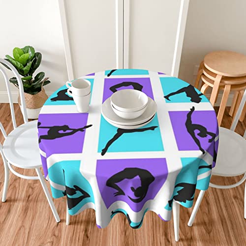 Nappe ronde en polyester lavable de qualité supérieure pour table de buffet - 8