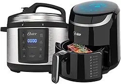 Kit Fritadeira Black Digital Fryer e Panela de Pressão Elétrica Oster - 220V