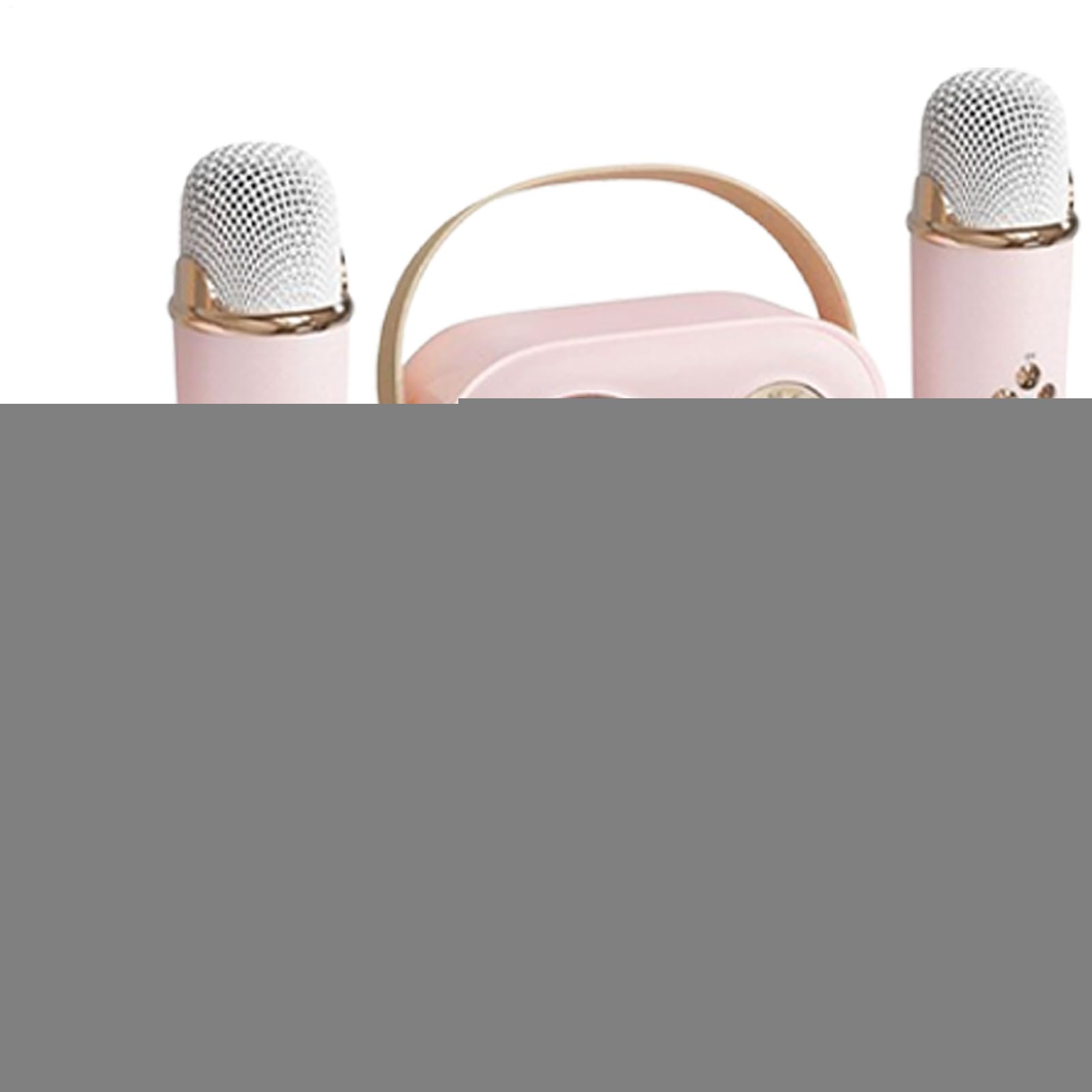 Set microfono altoparlante karaoke per bambini, altoparlante karaoke, Microfono karaoke wireless per bambini piccoli, Microfoni da canto portatili con cavo di ricarica Home Entertainment