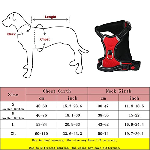 YINGNBH Lijn Adjustbale Bijpassende Lijn Kraag Reflecterende Pet Training Supplies Nylon Grote Hond Harnas Geen Trek… - Image 8