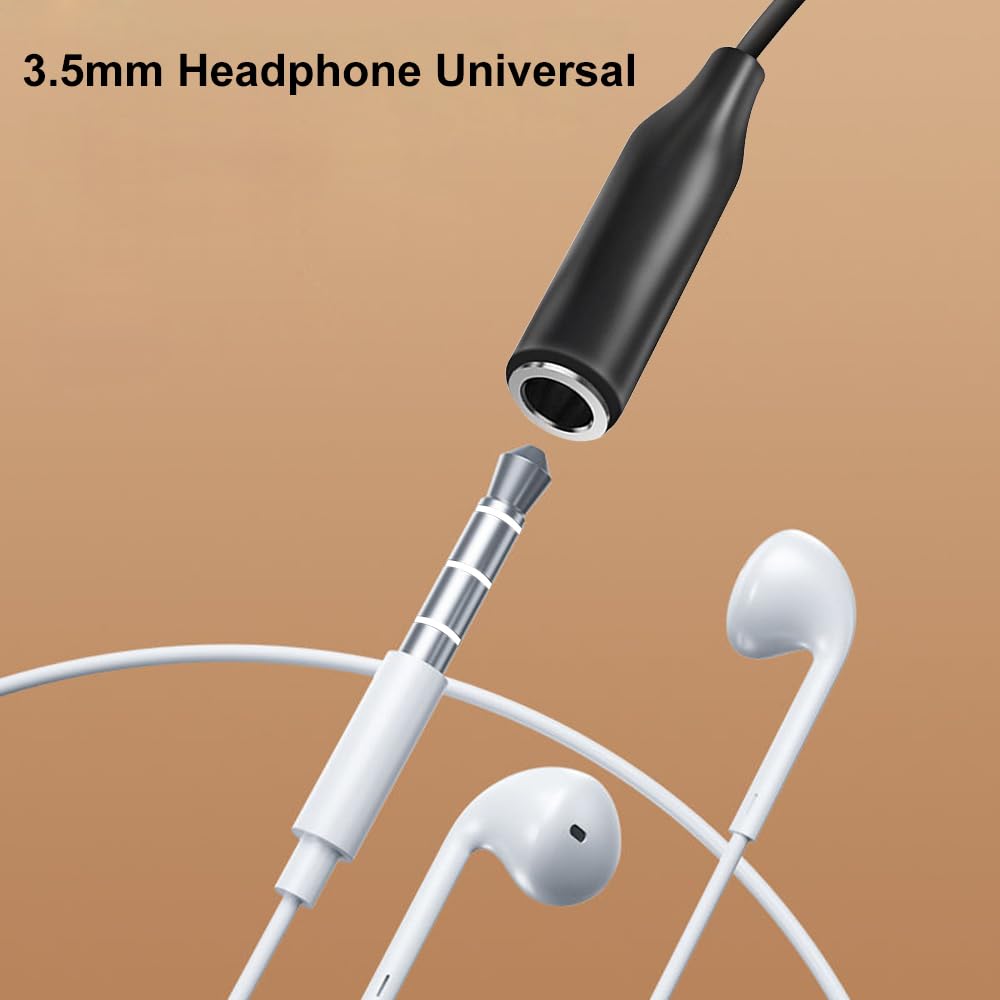 2 Pak USB C naar Jack Adapter USB C naar 3,5 mm