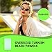 HAVLULAND Pack of 6 – Turkish Beach Towel | Oversized 72 x 40'' | Lightweight, Quick Dry & Sand Free, Thin Beach Towels –Turkish Cotton Bath Towels Set, Pool & Vacation Essentials