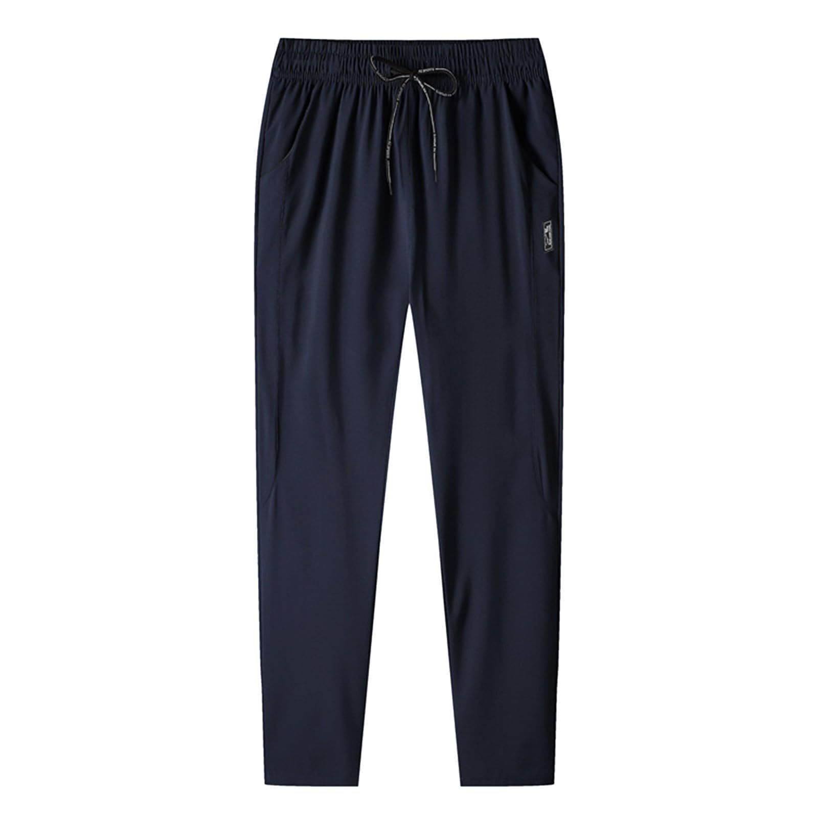 Pantalon Jogging Homme, Pantalons De Sport Homme,d'été léger pour en Soie glacée Confortable et Respirant avec séchage Rapide pour Un Style décontracté élégant