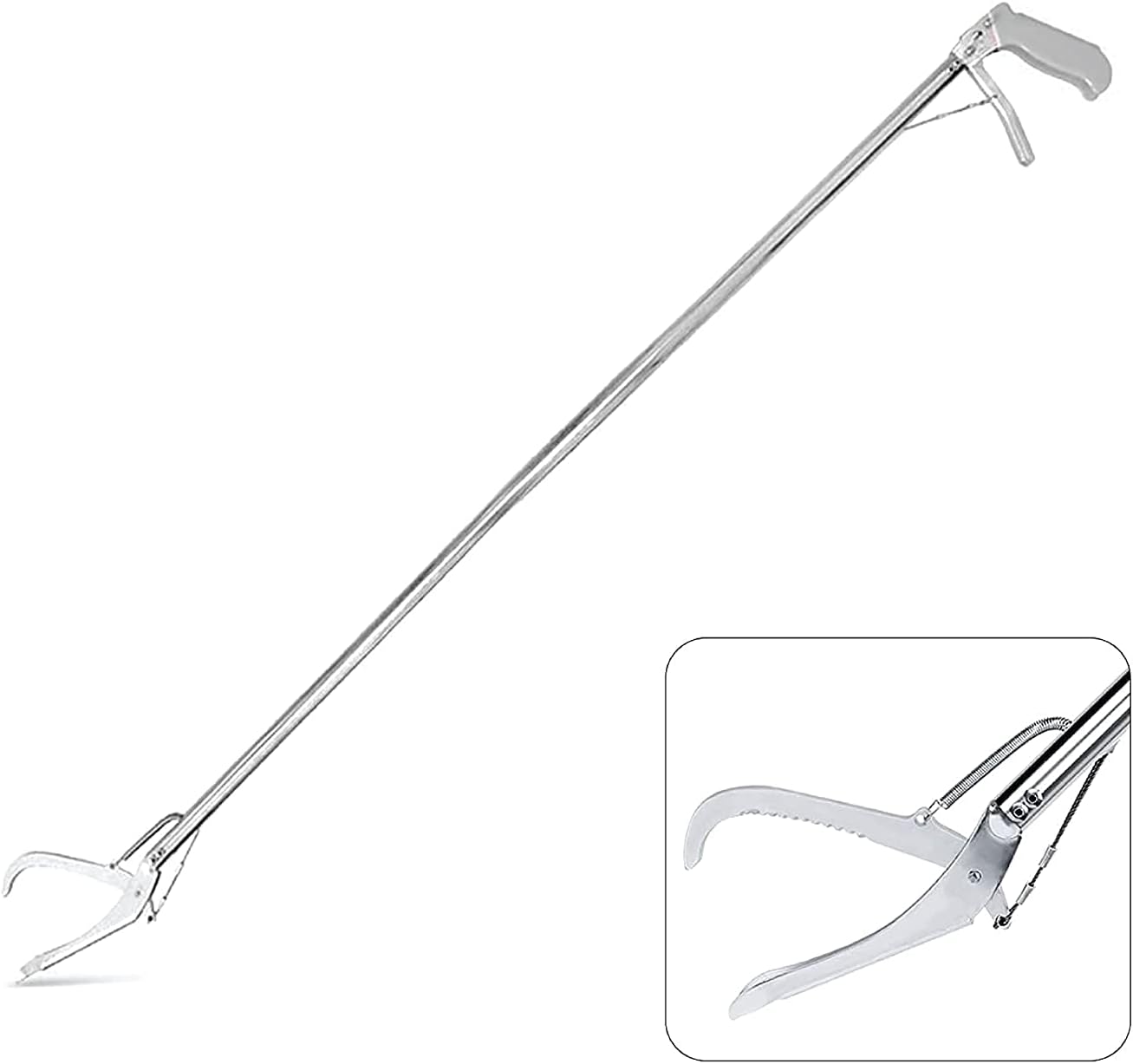 Sellplus Long Arm Stainless Steel Heavy Duty Picker Tool with Fixed Length Body