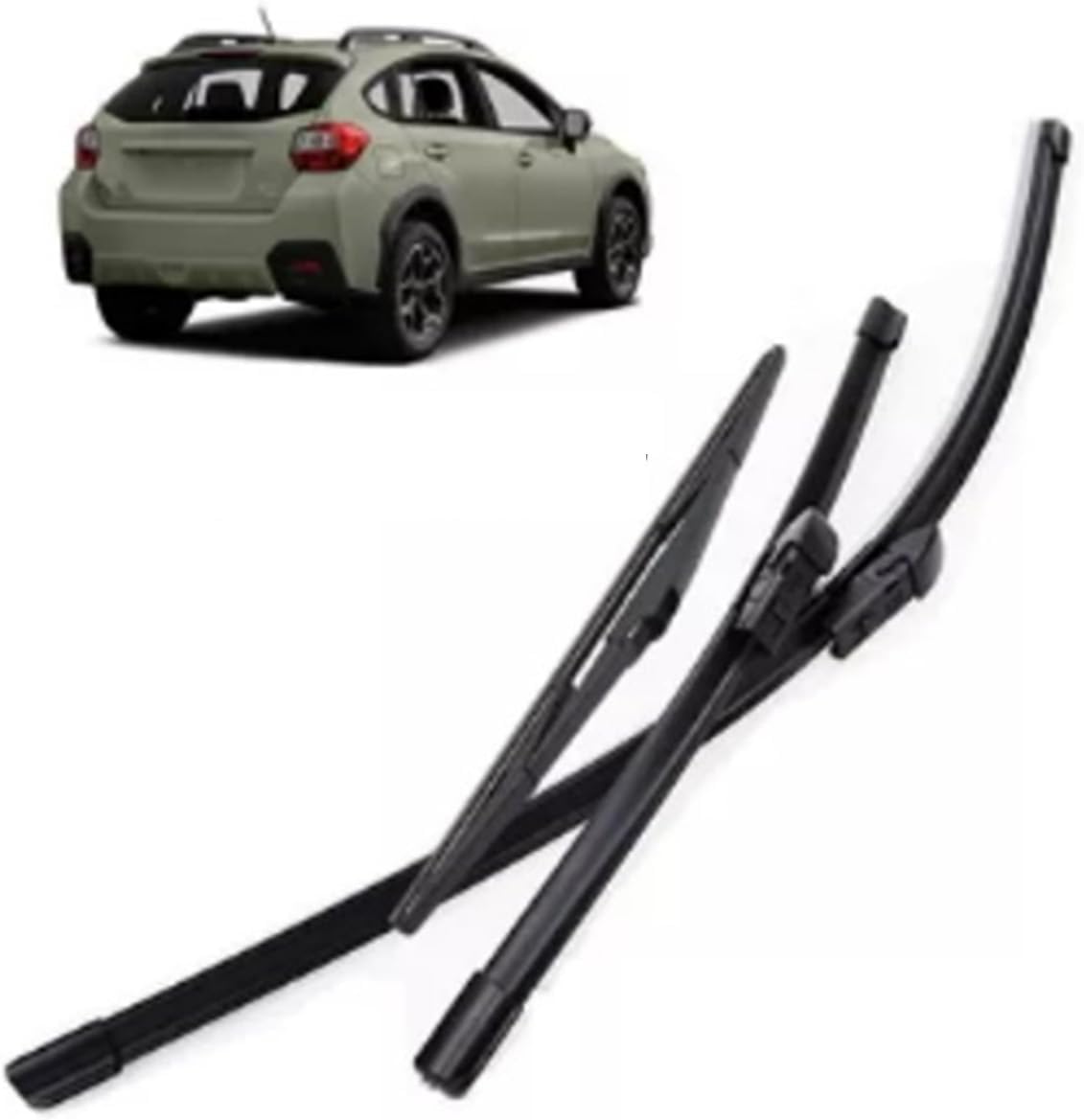 YIXINYI 3 Pcs Front + Rear Windscreen Wiper Blades for Subaru Impreza XV GK GT 2017-2024, Windshield Wipers Exact Match Replacement Consistent All Climate Efficiency