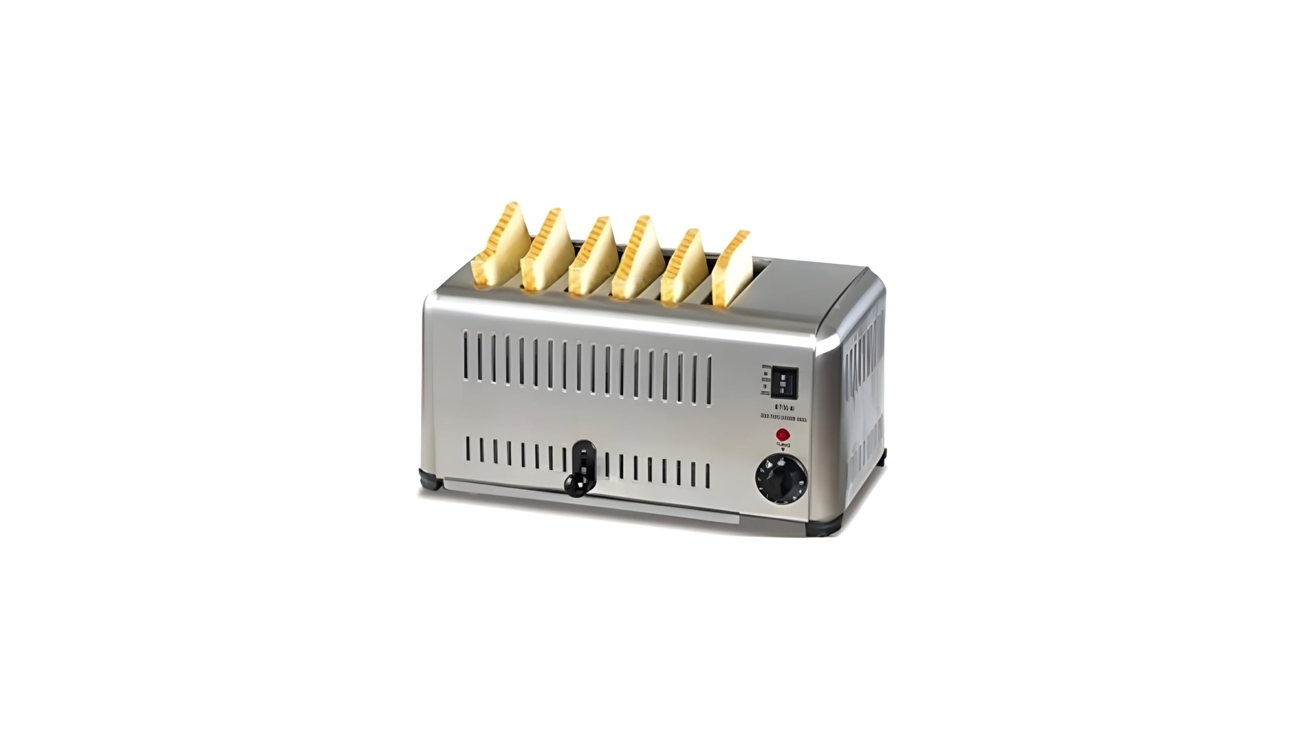 6 Slot Pop-Up Toaster, Stainless Steel, Wide Slot Design for Bread and Sandwiches-image-7