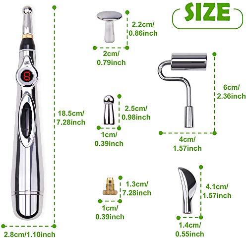 Pen acupuncture électronique 5-en-1 pour massage méridien - 2