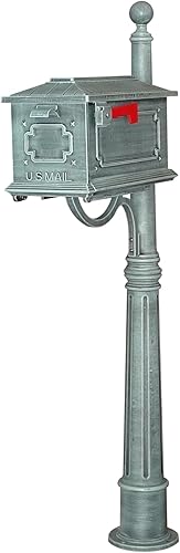 Miniatura 10 de Special Lite Kingston SCK-1017_SPK-600-BLK - Buzón negro con poste de aluminio