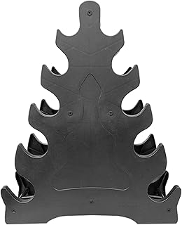 Soporte para mancuernas en forma de A, 5 niveles, soporte multifuncional de 5 capas