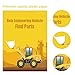 LINDOO Pin The Bucket on The Truck Party Game-Construction Party Favors Construction Party Games for Construction Birthday Party Games Poster with 24 Pieces Stickers and Blindfold