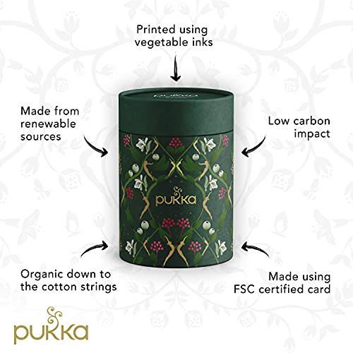 Pukka Kerstcollectie Kruidenthee Geschenkdoos, bevat 5 soorten heerlijke, verwarmende kruidentheeën. Ook leuk als kerstcadeau. - 30 Zakjes - Afbeelding 4