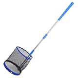 Table Tennis Pingpong Balls Collector Pingpong Ball Picker Upper Retriever with Adjustable Length Table Tennis Net Bag Handle for Storage Multi 99 CM