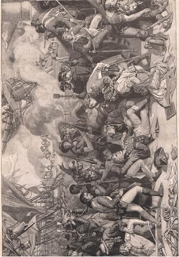 Affiche Artistique Mort de Nelson par Daniel Maclise Toile Déco Salon 60x90cm