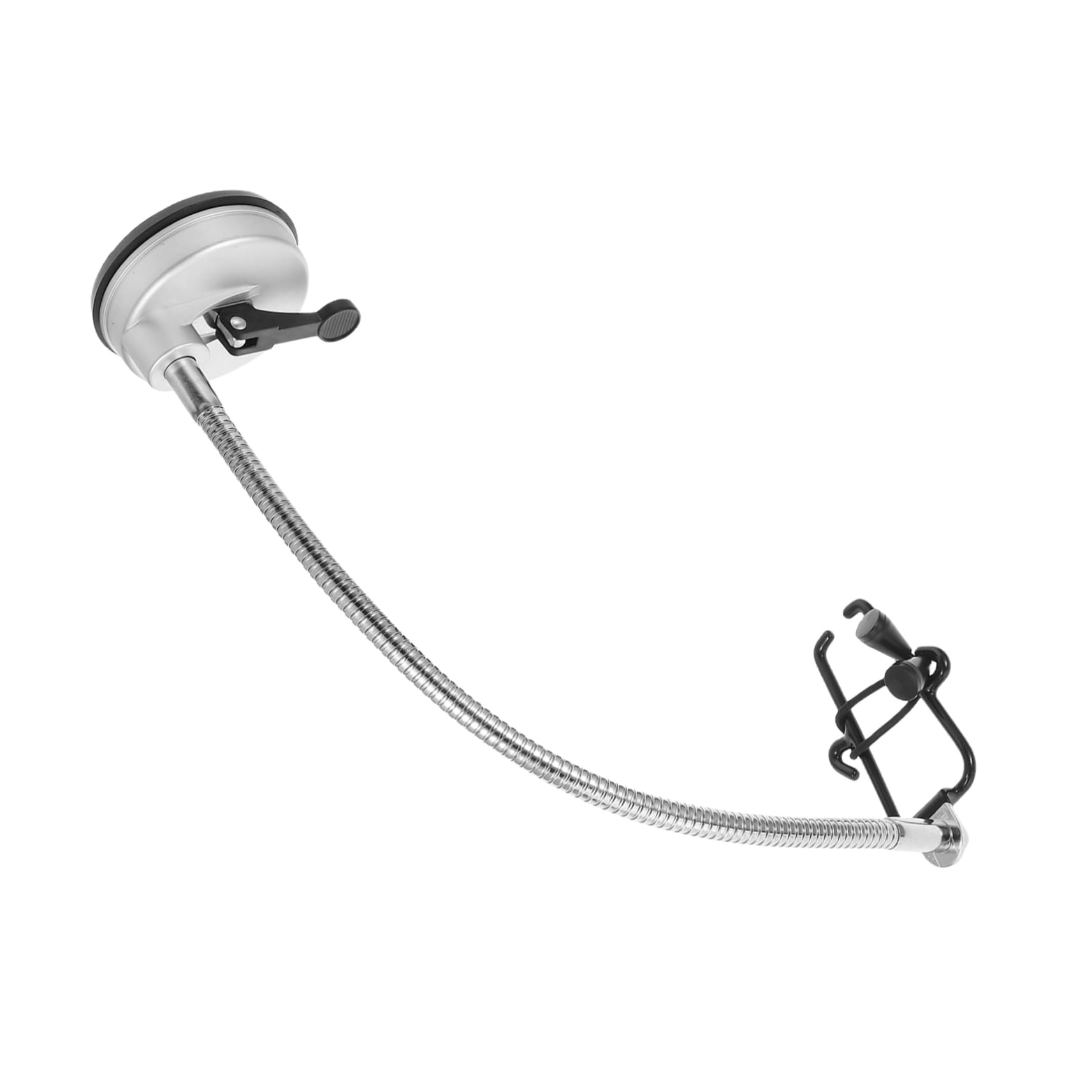 Verstellbarer Haartrocknerhalter aus mit Saugnapf Sicherer Stand Drehbar und Höhenverstellbar Kompatibel für Badezimmer und Salongebrauch