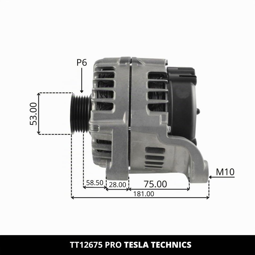 TT12675 PRO Alternateur pour voiture 12V, alternateur 180A. Compatible avec BMW. Excellent relation qualité-prix. Installation facile et garantie.