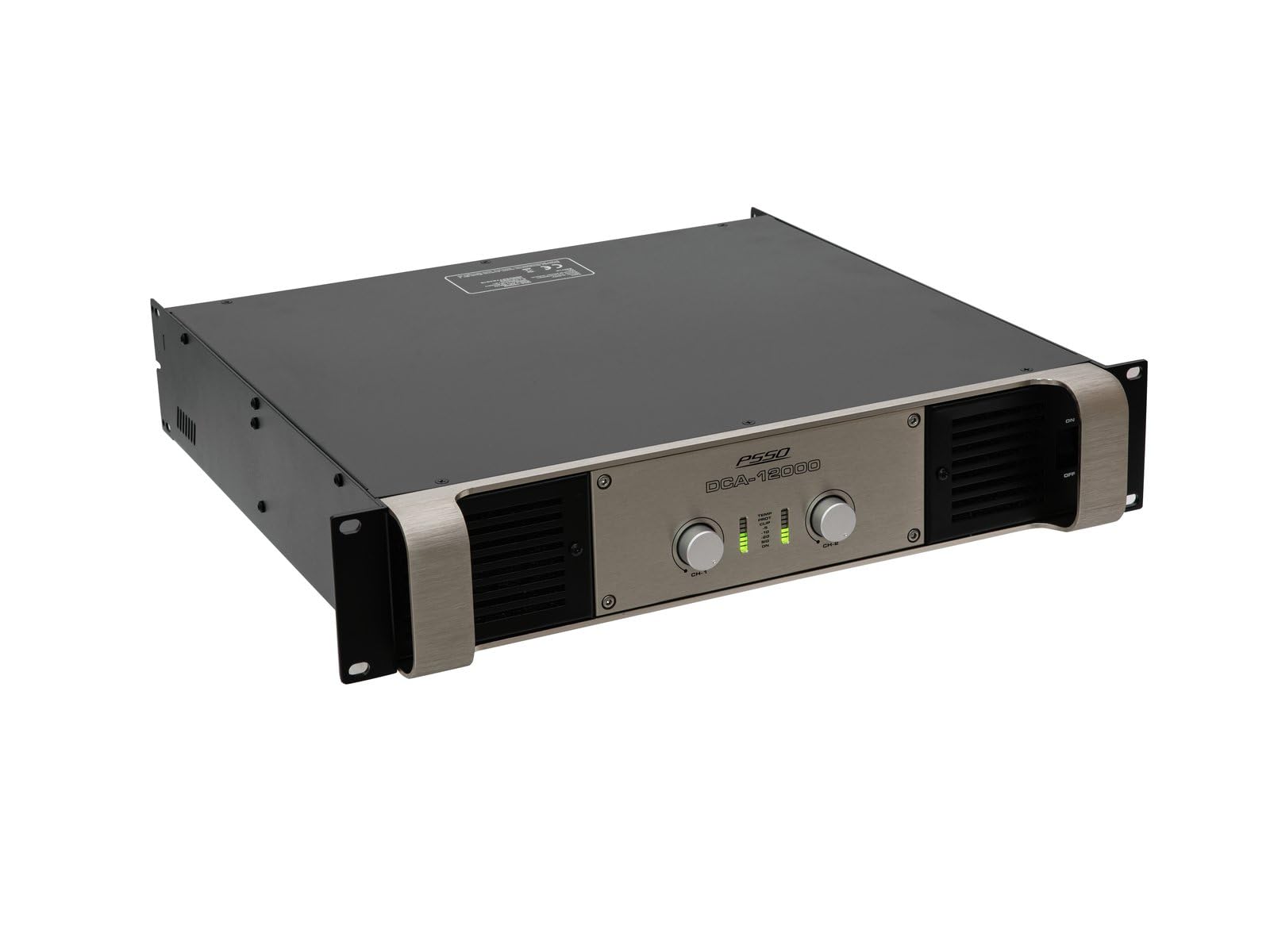 PSSO DCA-12000 Amplificatore a 2 canali SMPS | Amplificatore stereo PA classe I con alimentatore switch, 2 x 6000 W RMS (2 Ohm), 2 x 3900 W RMS (4 Ohm)