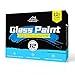 HOMKARE Glass Paint - 12 Colors, Stained Glass Paint for Wine Glasses & Light Bulbs (12x25ml)