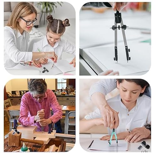 100 Stück Zirkelminen, 2 mm Durchmesser 2B Zirkel Ersatzminen, 2cm Lang Minen für Mathematische Zeichnungserstellung