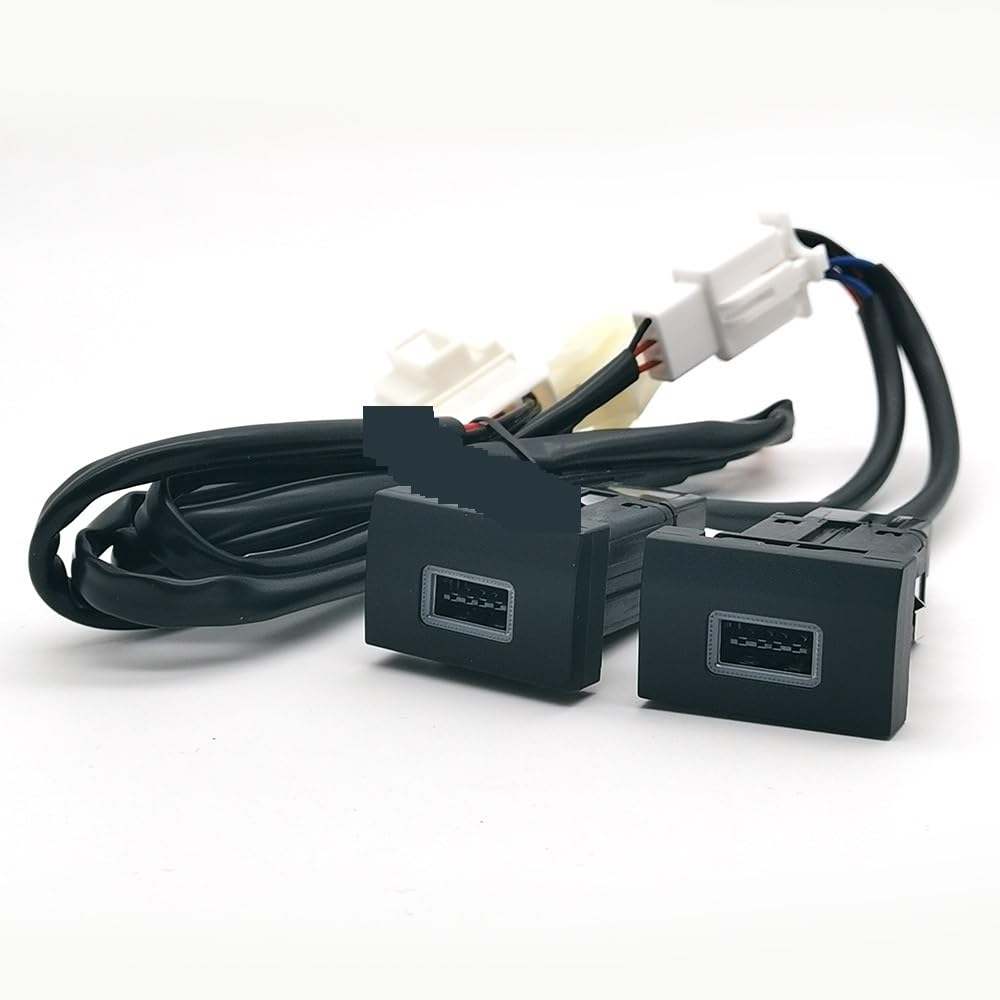 Double chargeur de voiture 12V/24V, prise d'interface USB, chargement automatique téléphone, adapté pour VW et POLO 11-13