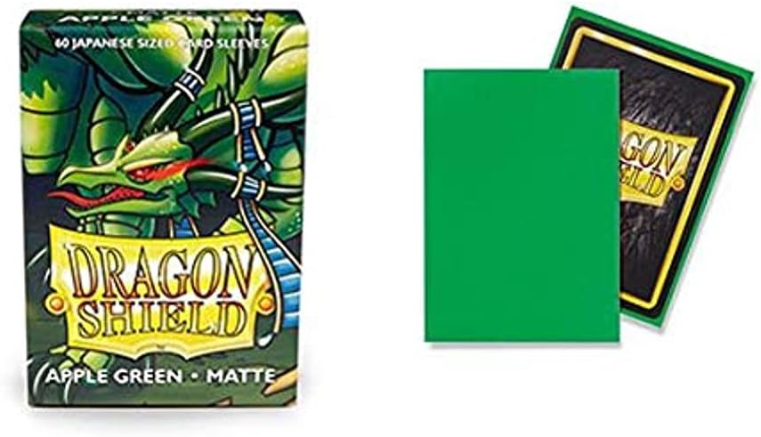 Dragon Shield Matte Mini Japanese Apple Green 60 ct Card Sleeves Individual Pack