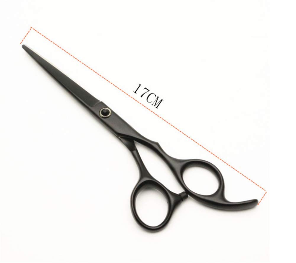 Ciseaux Coiffure Ciseaux de coiffure Kit ciseaux de coiffure coupe ciseaux et coupe ciseaux Matériel coiffure 6 pouces noir