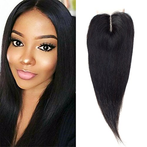 Ayana Brazilian Virgin Hair Straight Middle Part 4X4 Lace Closure 100% Unprocessed Human Hair Lace Closure (10"straight)