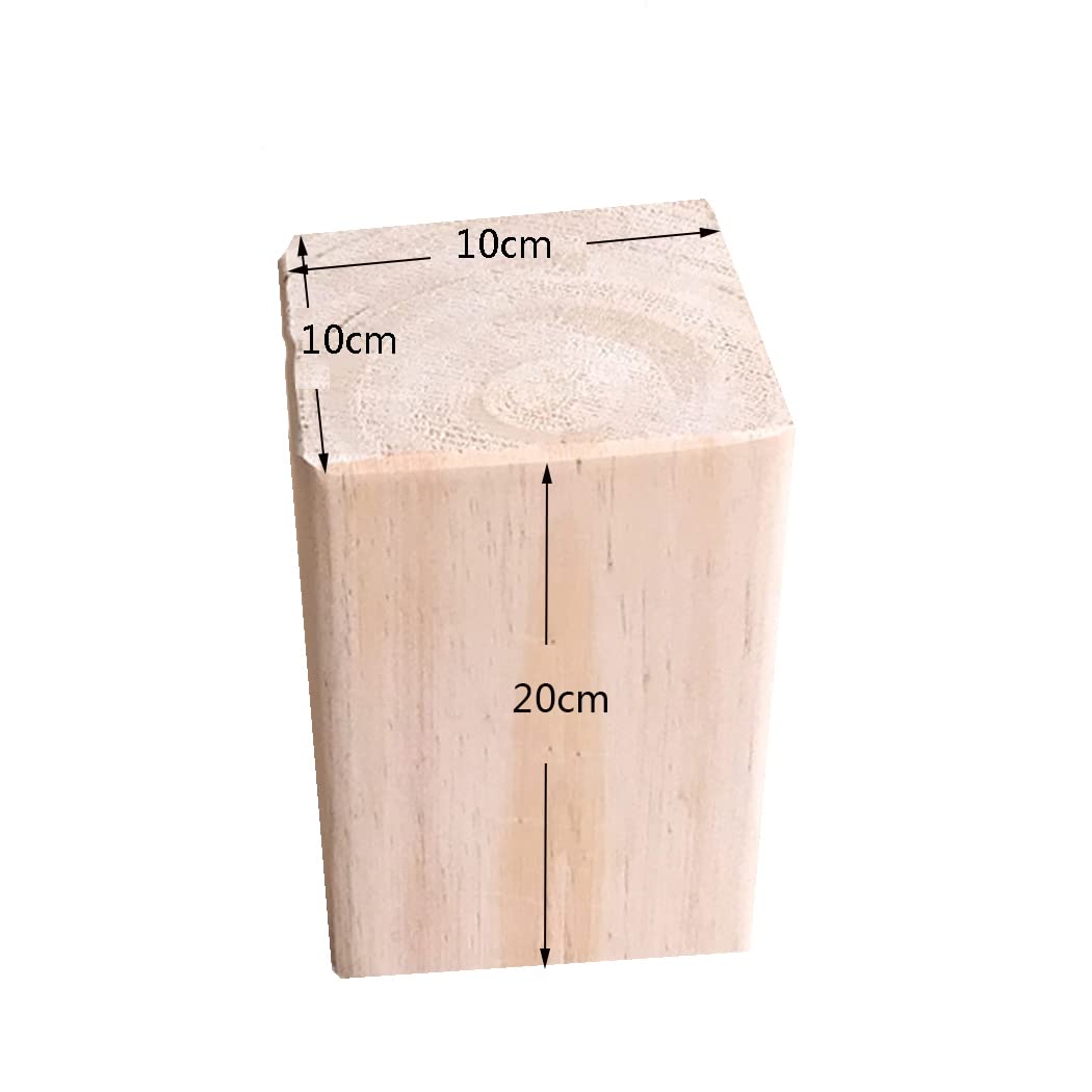 Podnośniki do mebli Heavy Duty Podnośniki do łóżek, podesty do łóżek, podesty stołowe, 10X10 cm Meble Zwiększone urządzenie Podnośniki do mebli Podnośniki do łóżek Drewniane podnośniki do łóżek Podnoś