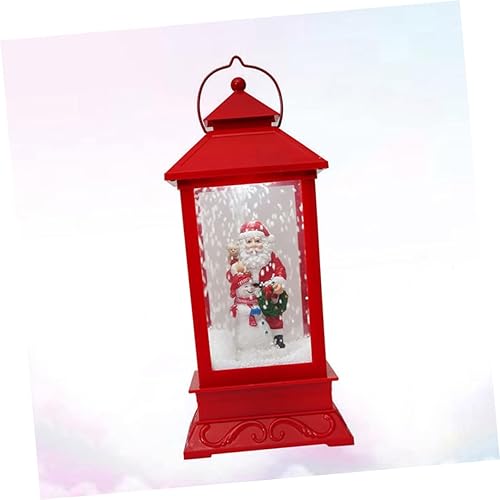 Miniatura 7 de Uonlytech para Decoraciones Lantern LED Lanterns Decorations Snow Lantern Light LED Lantern Music Red Decorate Faroles Decorativos
