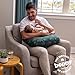 Boppy Nursing Pillow - Firm, Ergonomic U-Shaped Bottle and Breastfeeding Pillow with High Lift for Comfort and Support, Spacious Surface - Forest Green Dinos
