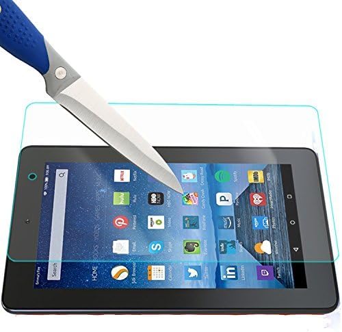 Mr.Shield [2-PACK] Designed For Amazon New - Fire Tablet 7" 7 Inch (5th Generation - 2015 Release) [Tempered Glass] Screen Protector with Lifetime Replacement