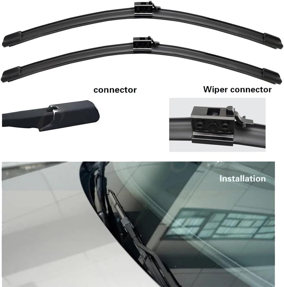 Wiper Blades Compatible with Mercedes Benz B Class W247 B160 B170 B180 B200 B220 B250 B55 Turbo AMG CDI NGT GT Car Accessories Windshield (Color : LHD)