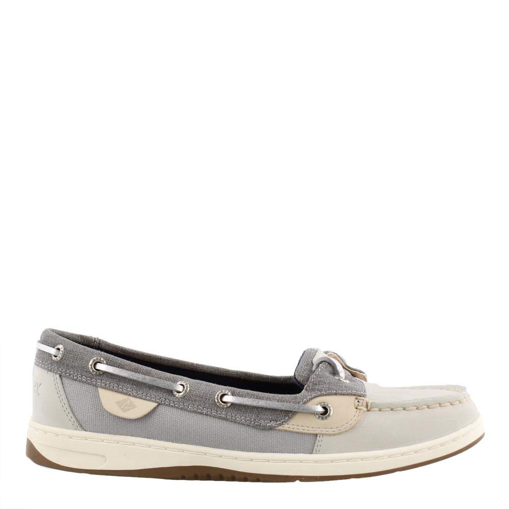 SperryWomens Angelfish Linen Boat Flats Casual - Grey - Size 6 B
