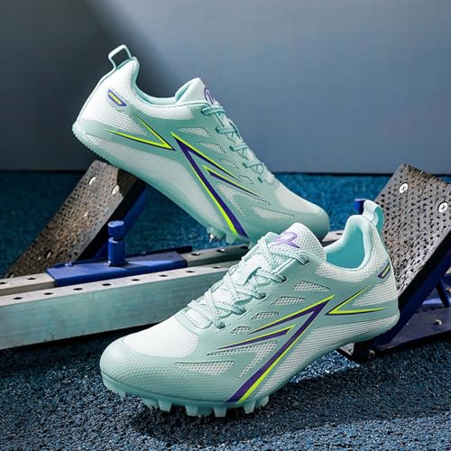 Chaussures de sprint légères pointes amovibles athlétisme compétition piste respirantes