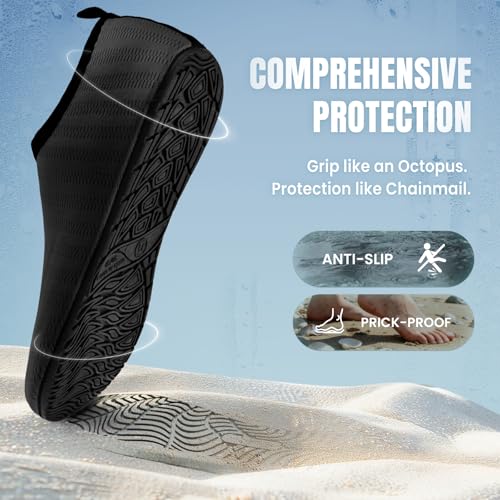 Image of IceUnicorn Water Shoes Men Women Beach Swim Aqua Barefoot Socks Pool Quick Dry Yoga