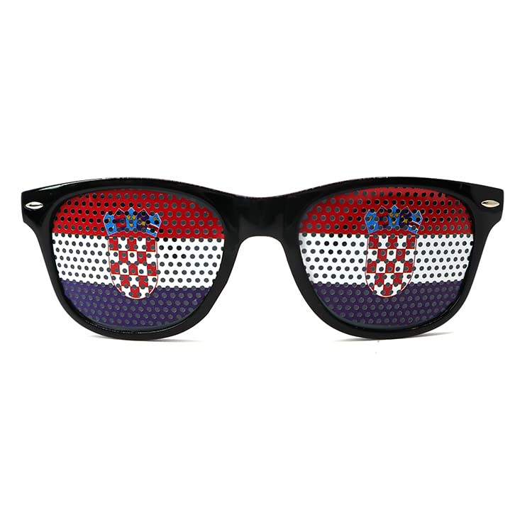 GenericCroatia Soccer Fans Flag Sunglasses Collection to Support Soccer Fans for unisex adult