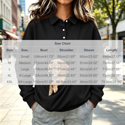 Pet Pouch Hoodie for Women Cat Dog Carrier Fleece Sweatshirt Top - image 6