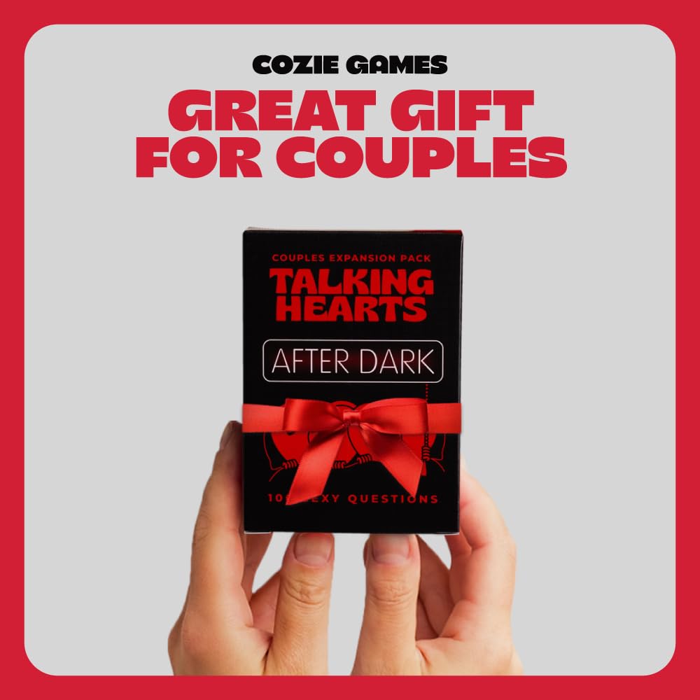 Talking Hearts After Dark, Couples Date Night Card Game, 2 Players