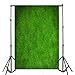 Laeacco 5x7ft Vinyl Backdrop Photography Retro Green Background Grunge Green Grass Field Artificial Sports Football Game Backdrop Photo Adults Newborn Baby Kids Birthday Party Portrait Studio Props