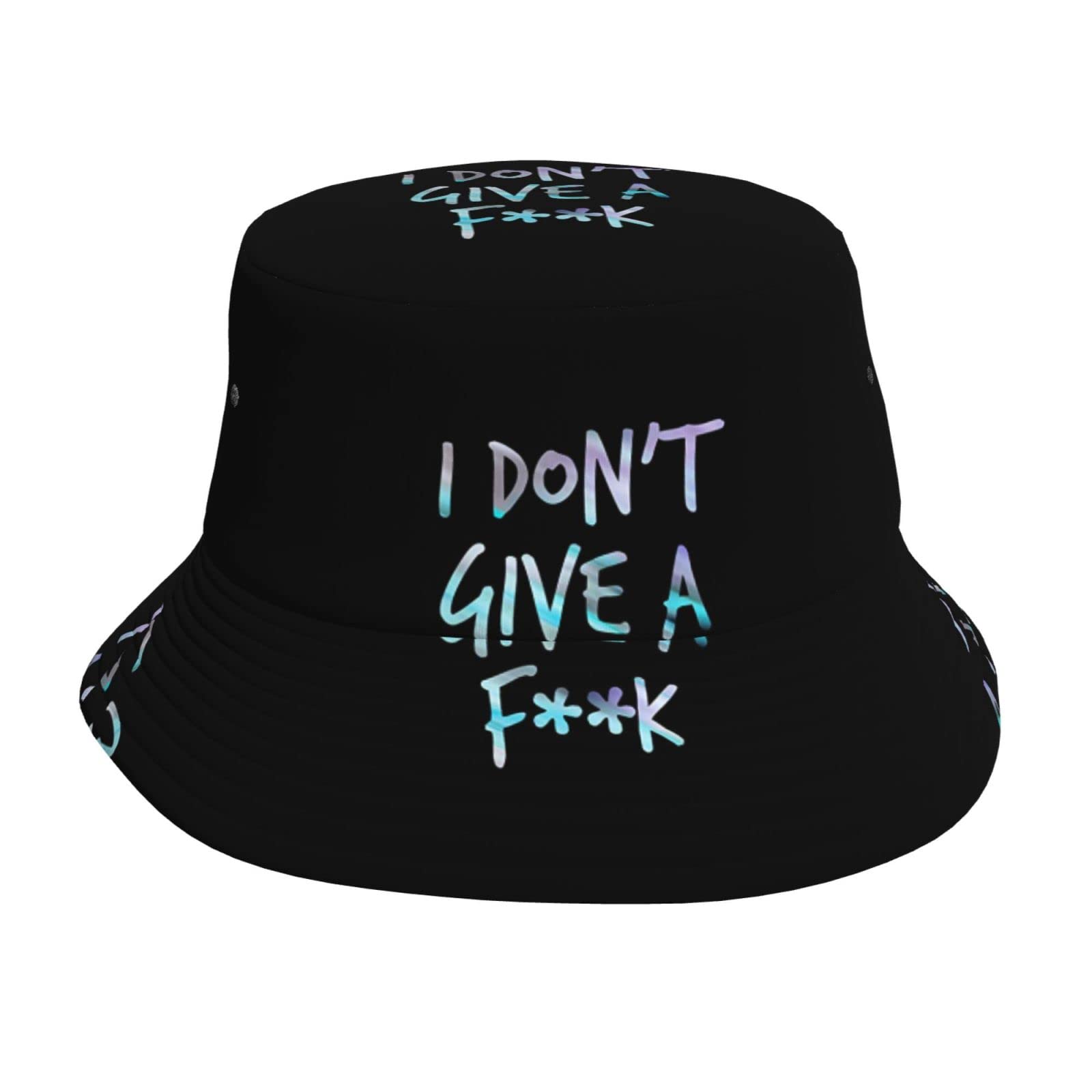 Bucket Hat Fisherman Sun Cap Travel Fishing Hats - I Don't Give AFunny Words