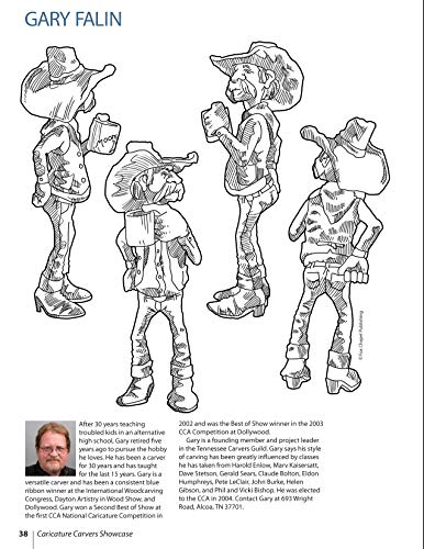 Caricature Carvers Showcase: 50 of the Best Designs and Patterns from the Caricature Carvers of America (Fox Chapel Publishing) 30 Featured CCA Members and Their Work, from Woodcarving Illustrated - Image 6